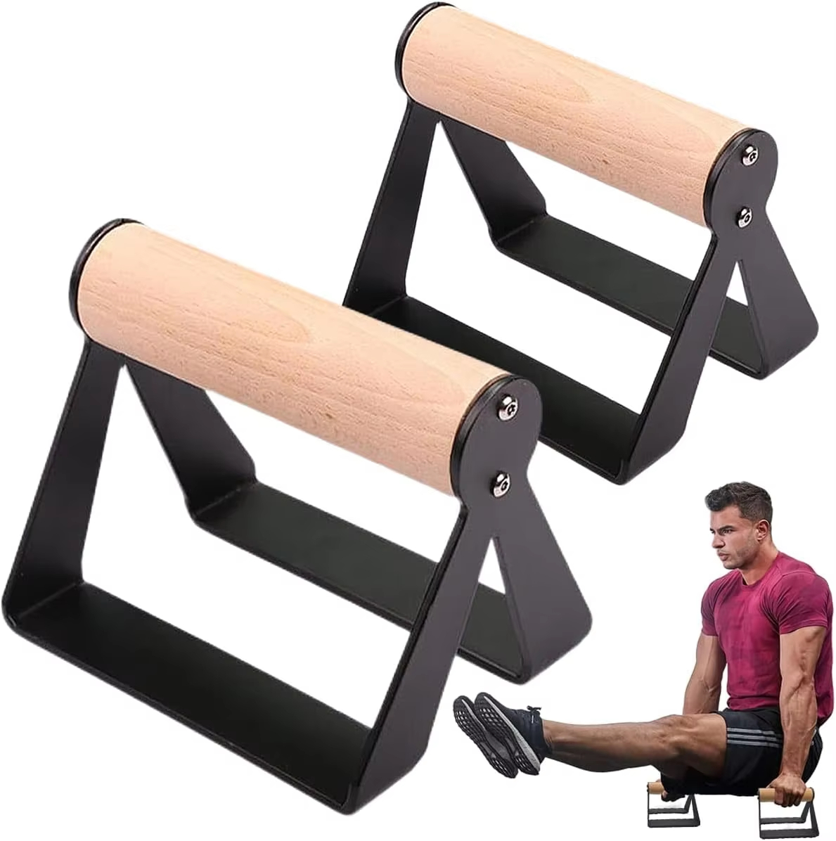 Home Gym Body Solid - Home Gym Push‑Up Stand Solid Metal