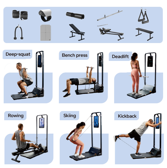Smart Fitness Home Gym Workout - All In One Gym Home Equipment 评论和价格
