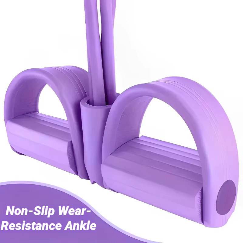4 Resistance Elastic Pull Rope - Home Gym Used 评论和价格