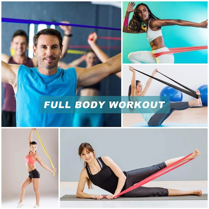 Natural Latex Resistance Bands - Home Gym Resistance Machine 评论和价格