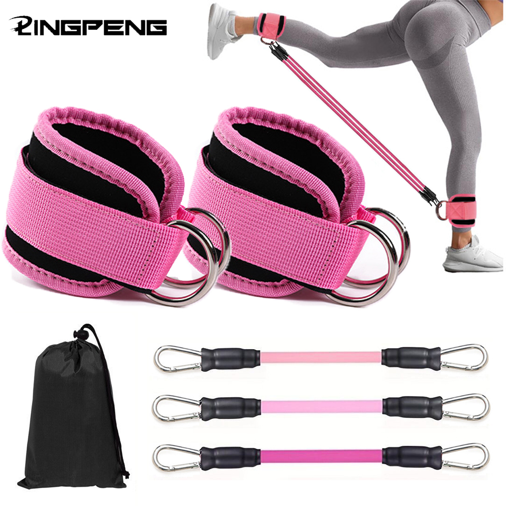 Ankle Straps Resistance Bands  - Home Gym Kit For Men 评论和价格