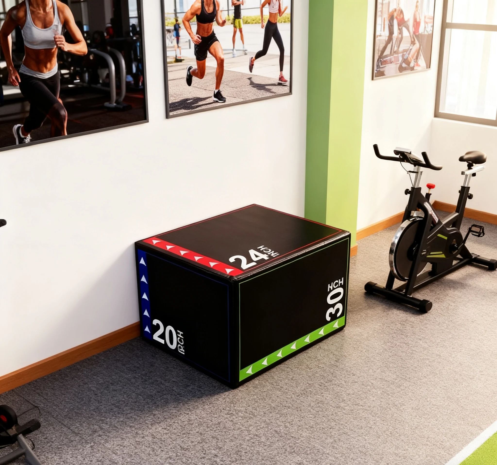 3-in-1Jump Box Plyometric Box  - Home Gym Kit For Men 评论和价格