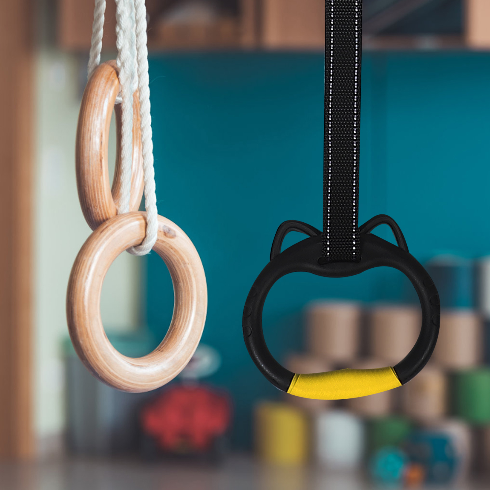 1 set 1 Set Gymnastics Rings F - Home Gym Furniture 评论和价格