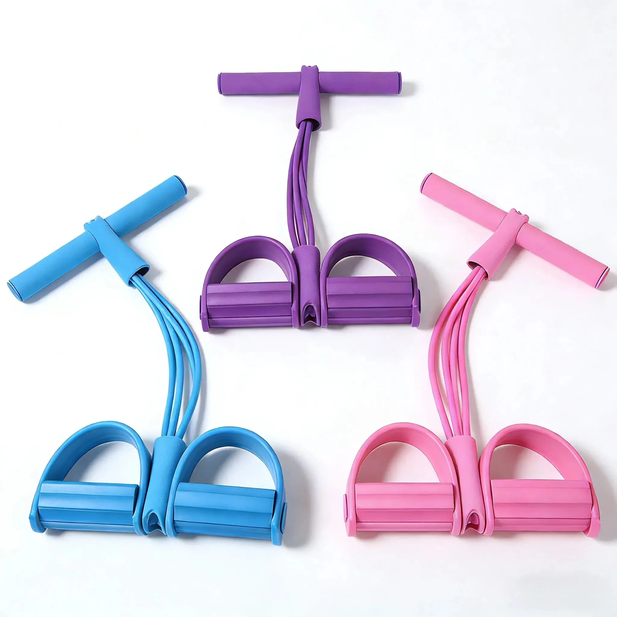 4 Resistance Elastic Pull Rope - Home Gym Used 评论和价格