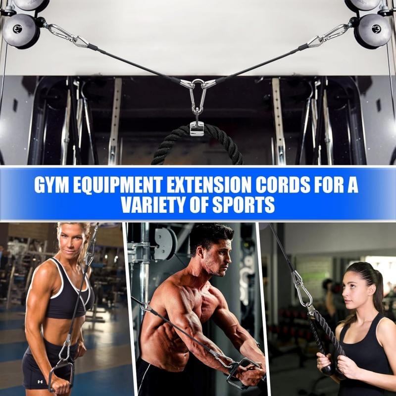 1/2 pcs gym cable extension co - Home Gym Leg Extension Machine 评论和价格