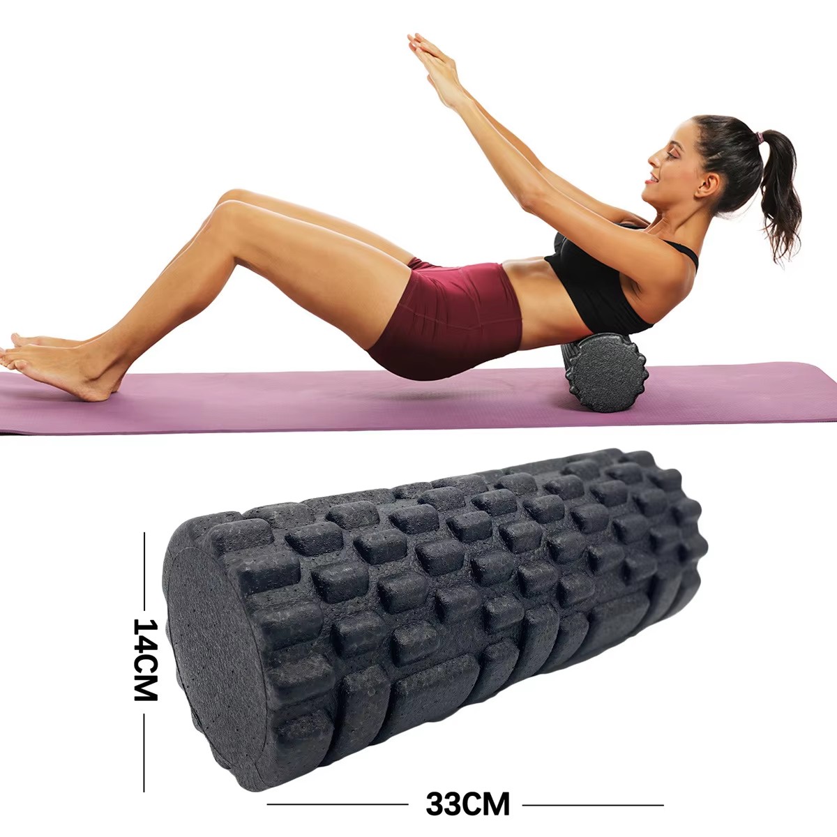 30/33cm Fitness Foam Roller Yo - Home Gym House 评论和价格
