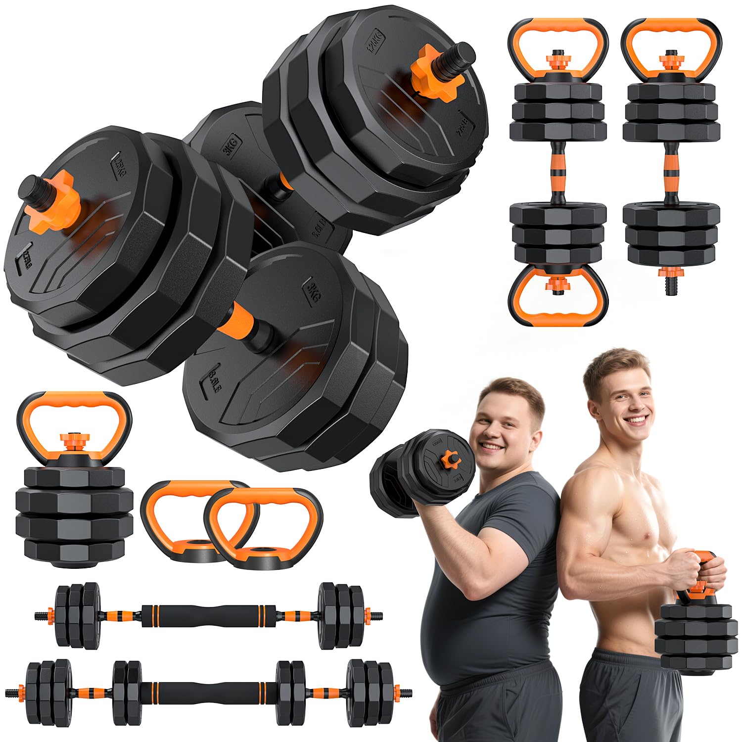 5-in-1 Adjustable Dumbbell 33- - Home Gym Used 评论和价格