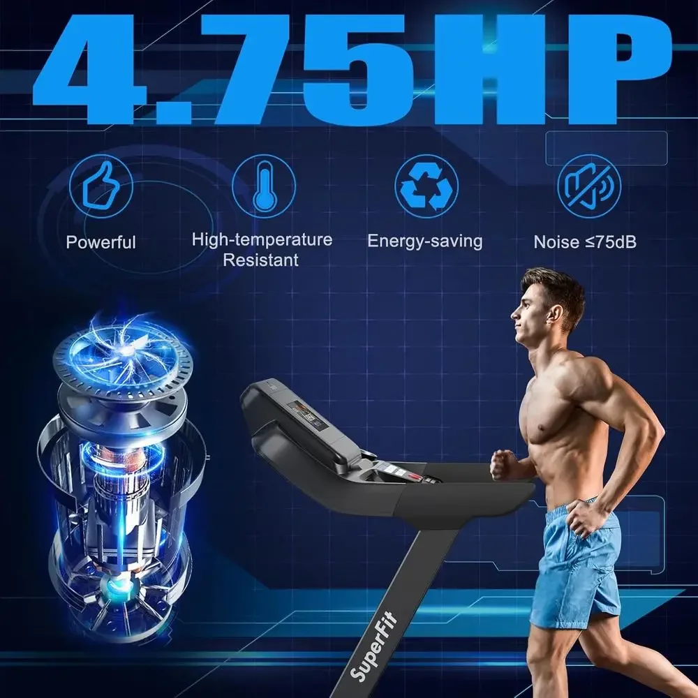 Heavy-Duty Treadmill with 4.75 - Home Gym Training Program 评论和价格