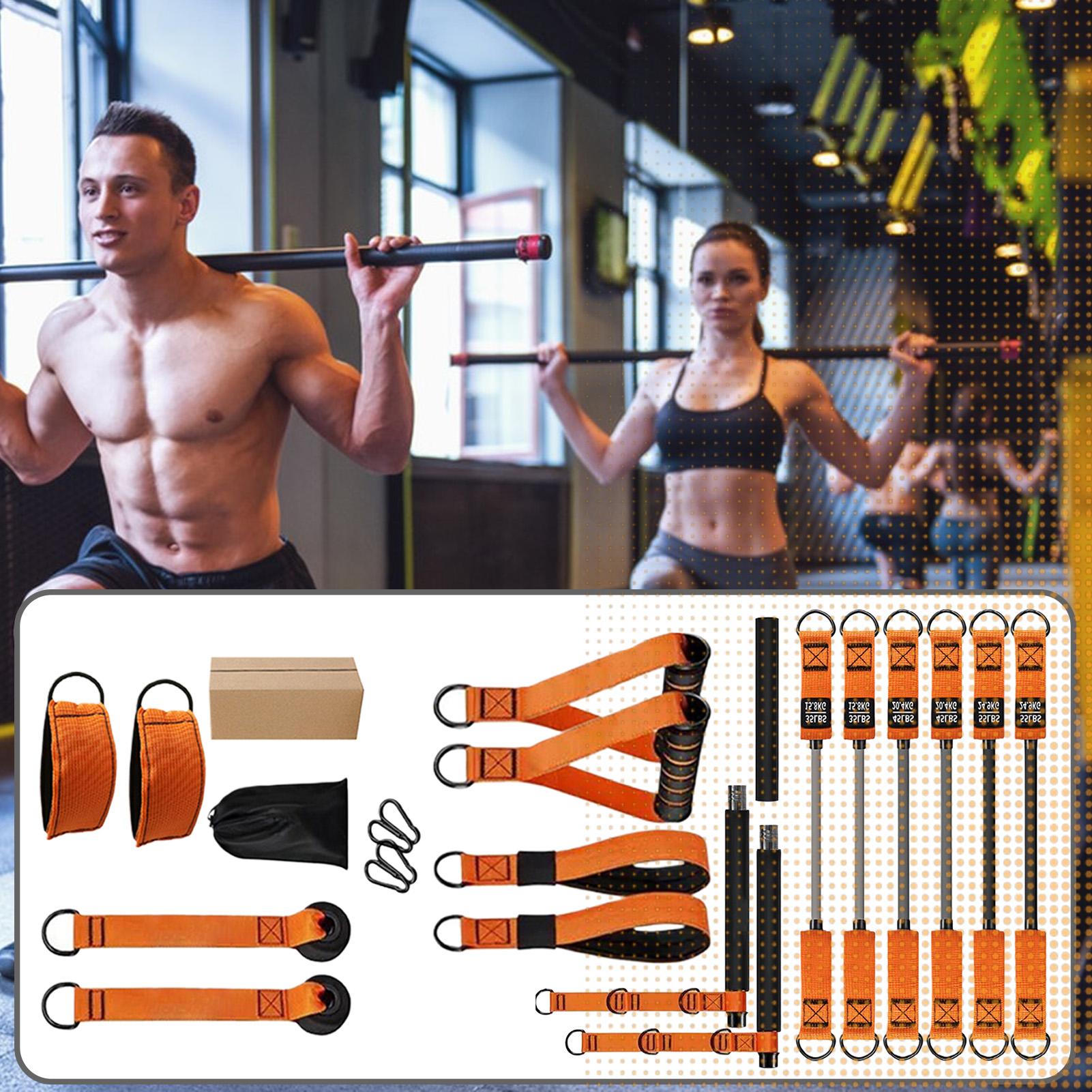 Portable Pilates Bar Kit Exerc - Home Gym Kit For Men 评论和价格