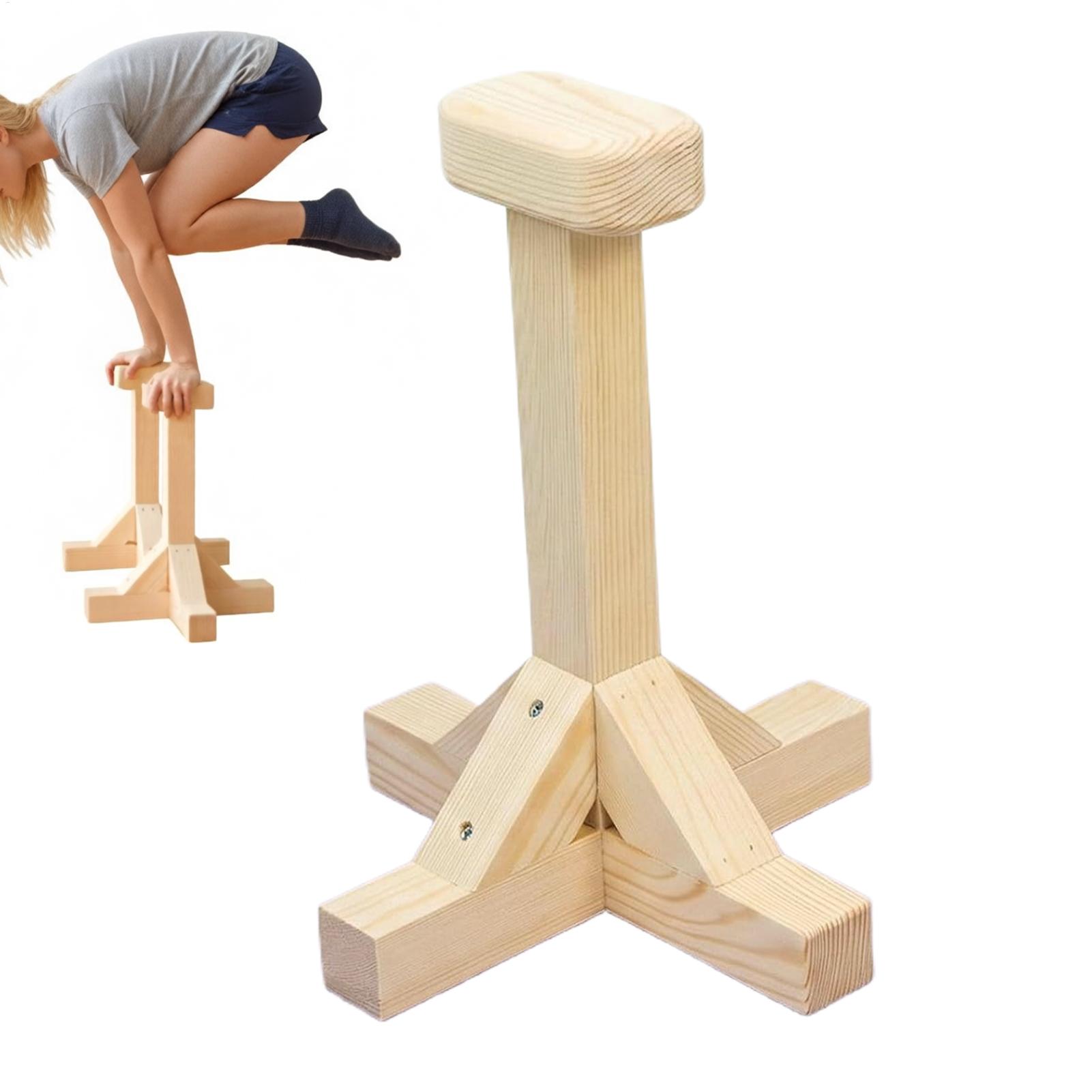 Handstand Bar Wooden Ergonomic - Home Gym Kit For Men 评论和价格