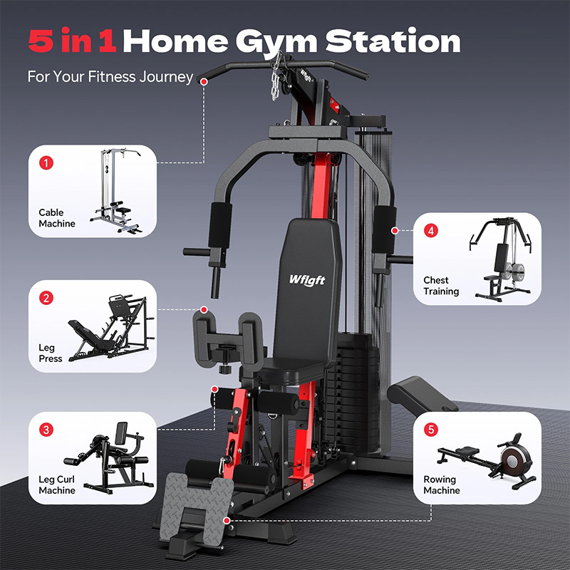 Pooboo Home Gym Workout Equipm - Home Gym Leg Extension Machine 评论和价格