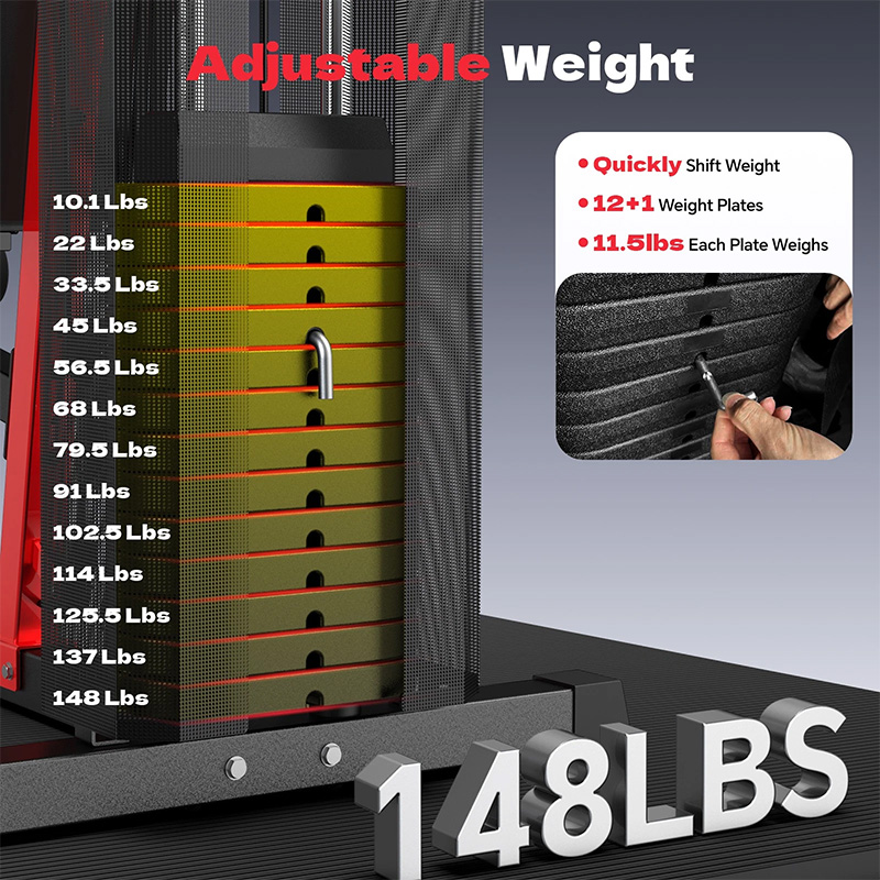 Pooboo Home Gym Workout Equipm - Home Gym Leg Extension Machine 评论和价格